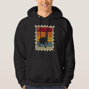 Postage Stamp With A Sunset Goose Hoodie