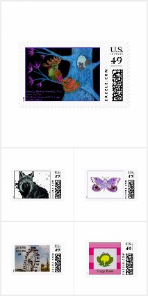 Postage Stamps by EelKat