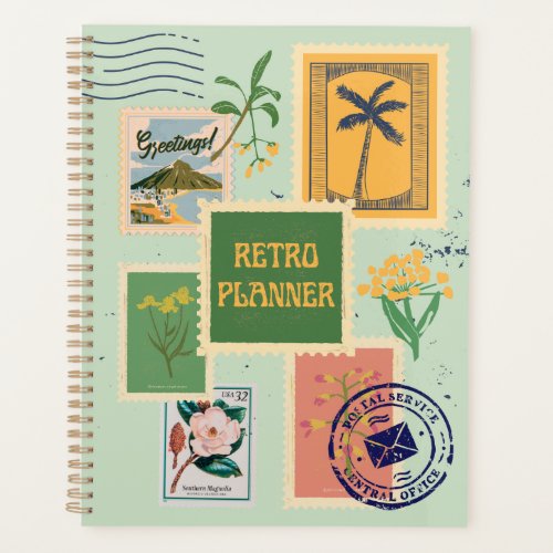 Postage Stamps Retro Planner