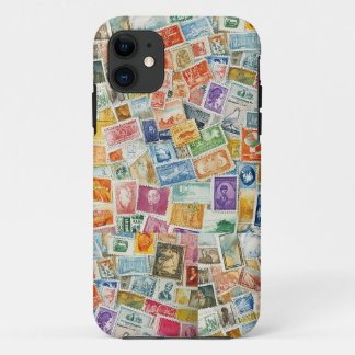 Postage Stamps Watercolor iPhone 11 Case