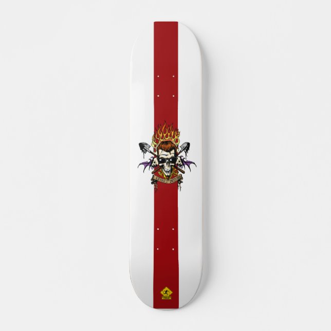 POSTAL 3 DUDE SKULL LONG BOARD (Front)