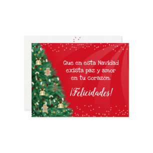 Postal Árbol de Navidad - Personalizable Postcard