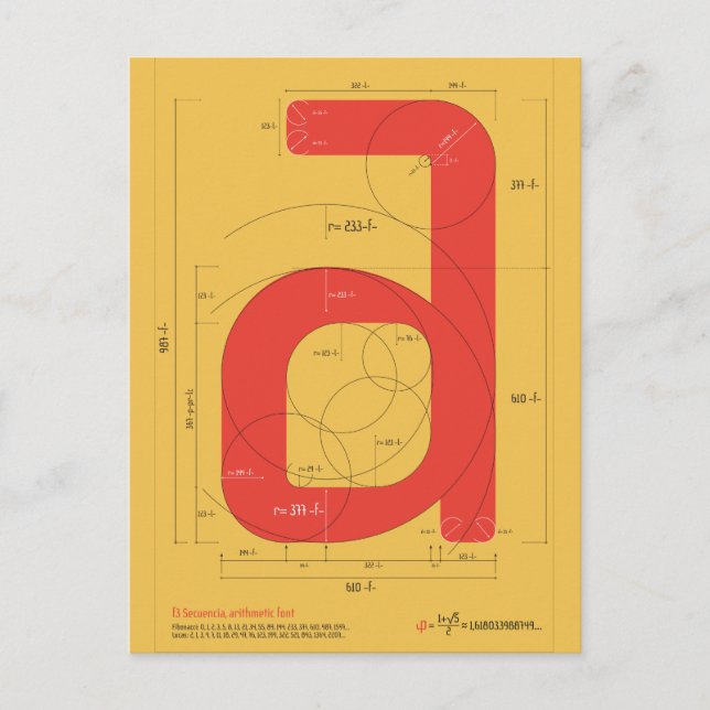 Postal Áurea Postcard (Front)