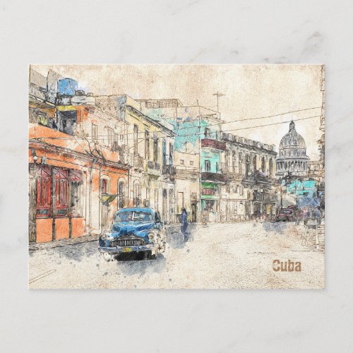 postal de La Habana Cuba Postcard
