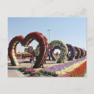 Postal Dubai Miracle Garden Postcard