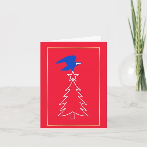 Postal eagle Christmas Card