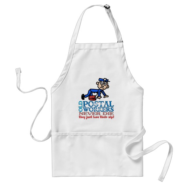 Postal Epitaph Adult Apron (Front)