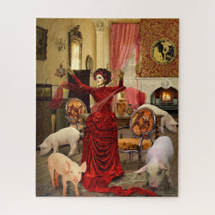 Postal Festiva Victorian Circe Jigsaw Puzzle
