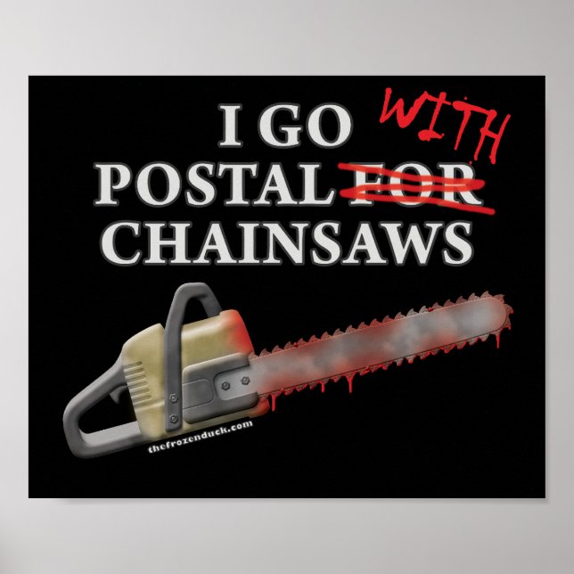 Postal For Chainsaws Poster (Front)