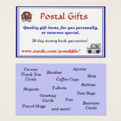 Postal Gifts Business Card (Front & Back)