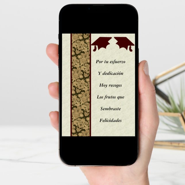 Postal  graduacion masculino (Front Digital)