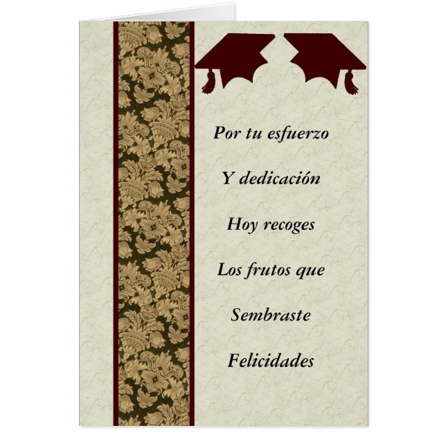 Postal  graduacion masculino (Front)
