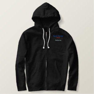 POSTAL JACKET WITH HOOD EMBROIDERED HOODIE