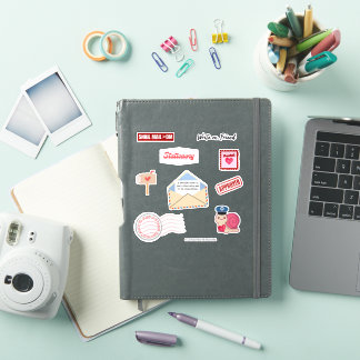 Postal Love Pen Pal Vinyl Stickers