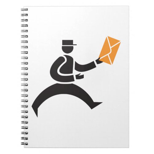 Postal Mail Delivery Icon Notebook