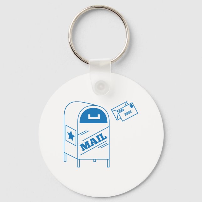 Postal Mail Keychain (Front)