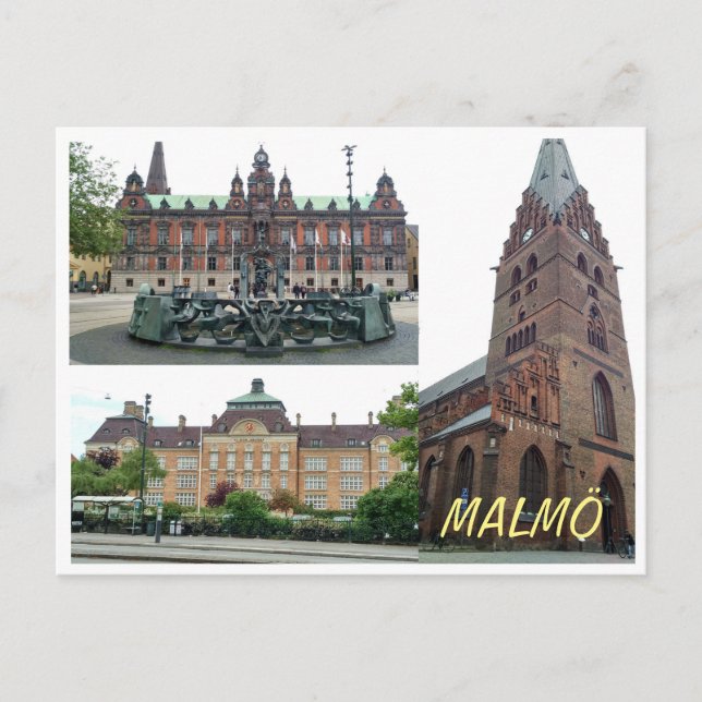 postal malmo postcard (Front)