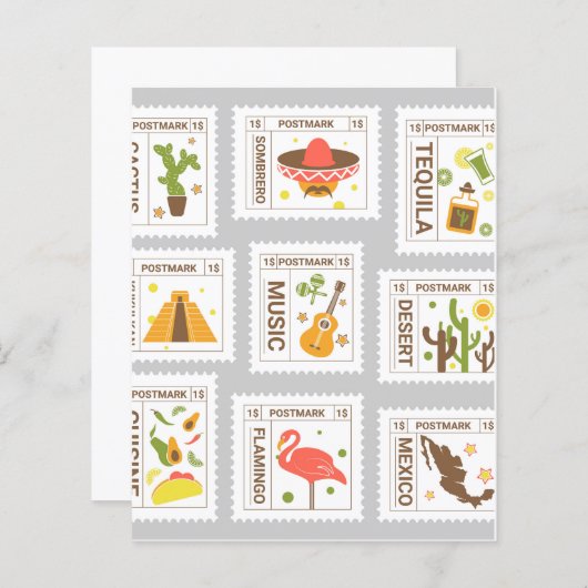 Postal mark set (Front/Back)