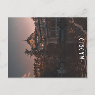 Postal Palacio de cristal Retiro madrid Postcard