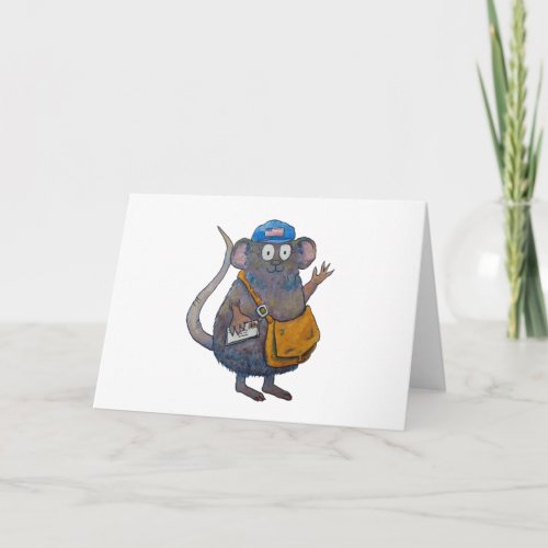 Postal Post Mail Carrier Postman Thank You Mouse