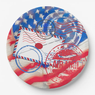 Postal Service Paper Plates