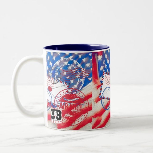 Postal Service Two-Tone Coffee Mug (Left)