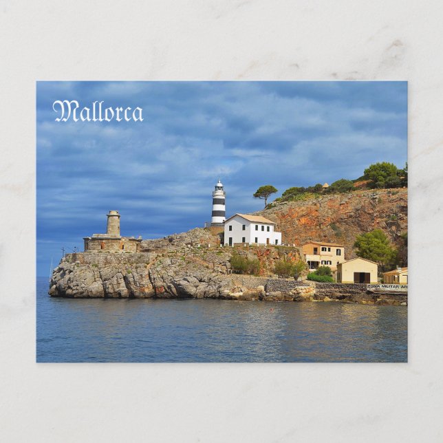 postal Soller-Sa Calobra desde el mar en Mallorca Postcard (Front)