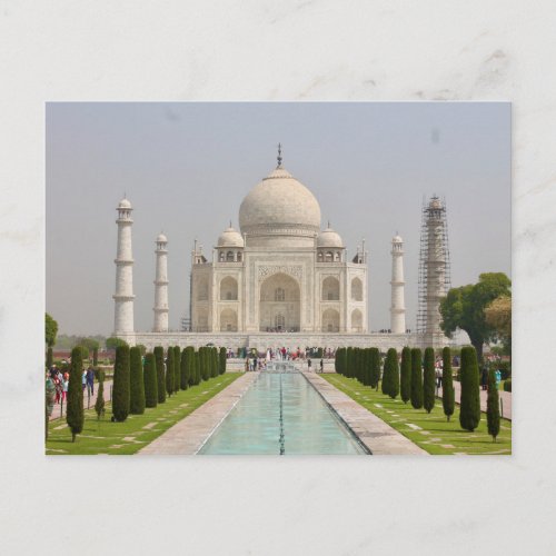 Postal Taj Mahal India Postcard