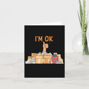 Postal Worker Art For Men Women Postman Post Offic Card