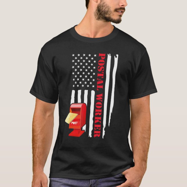 Postal Worker Art Men Women Postman Post Office Me T-Shirt (Front)