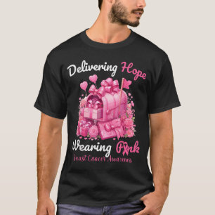 Postal Worker Breast Cancer Awareness October Wear T-Shirt