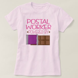 Postal Worker Chocolate Gift for Her T-Shirt