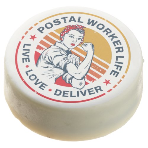 Postal Worker Delivery Driver Birthday Gag Chocolate Covered Oreo