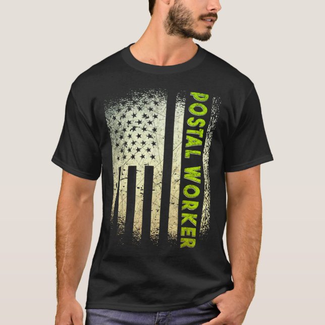 Postal Worker Delivery Service Post Office  Mailma T-Shirt (Front)