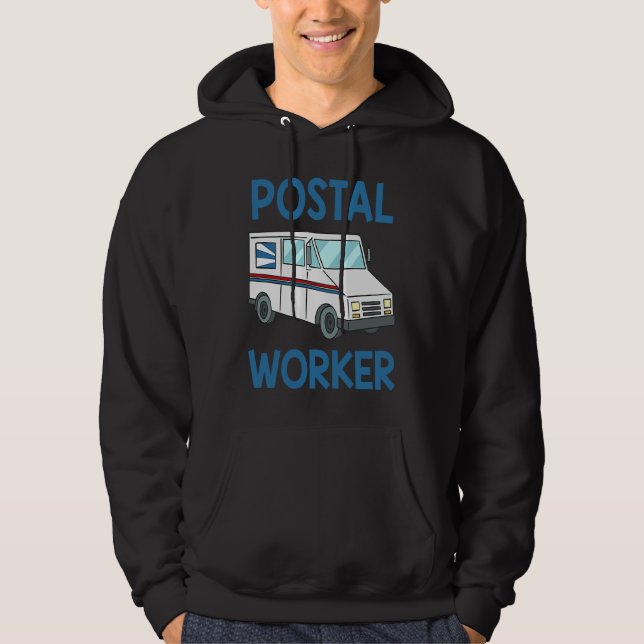 Postal Worker Designs Postal Carrier Hoodie (Front)