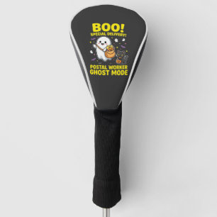 Postal Worker Ghost Mode Halloween Design_1 Golf Head Cover