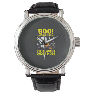 Postal Worker Ghost Mode Halloween Design_1 Watch