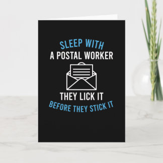 Postal worker Gift For Mailman Card