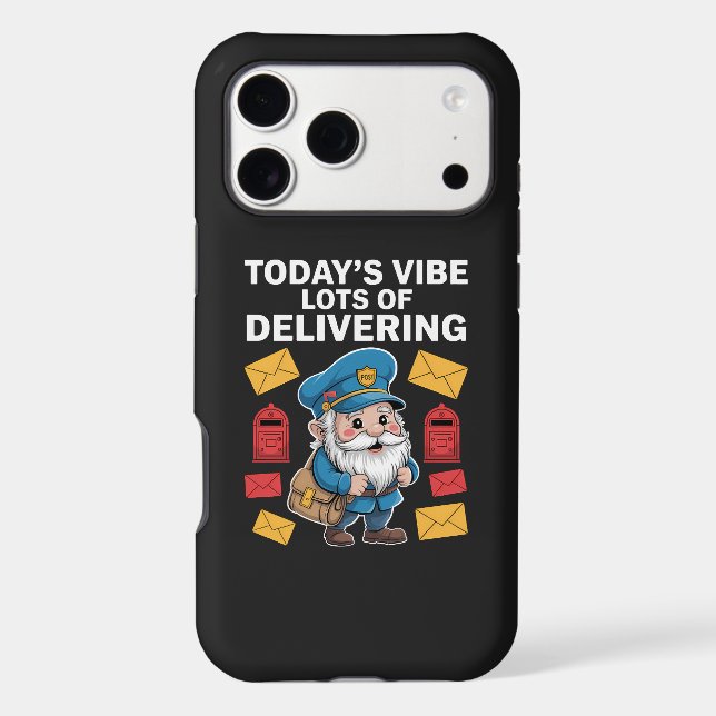 Postal Worker Gnomes Mail Case-Mate iPhone Case (Back)