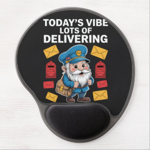 Postal Worker Gnomes Mail Gel Mouse Pad