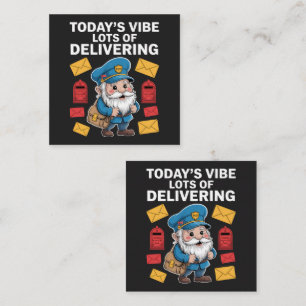 Postal Worker Gnomes Mail Loyalty Card