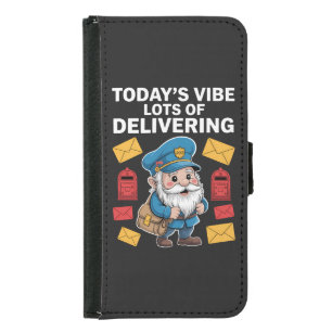 Postal Worker Gnomes Mail Samsung Galaxy S5 Wallet Case