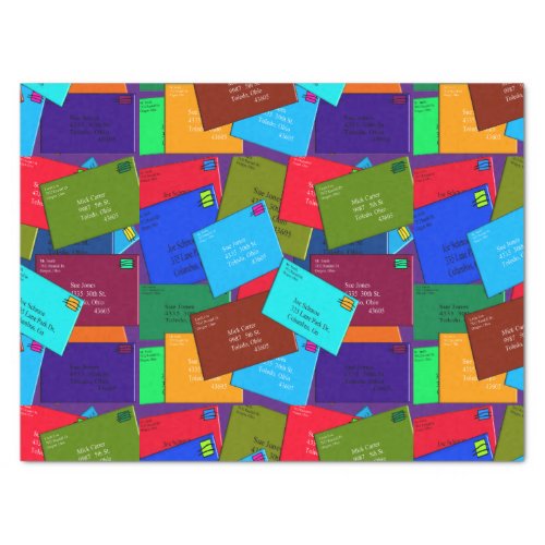 Postal Worker Letters Tissue Paper