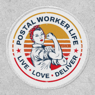 Postal Worker Life Gag Post Office Coworker Patch