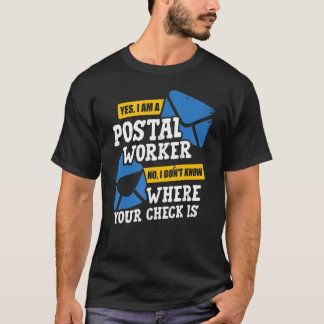 Postal Worker Mail Delivery Postman T-Shirt