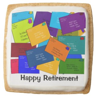 Postal Worker Retirement Cookies Letters
