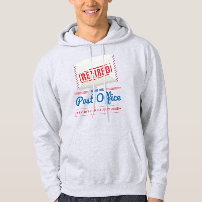 Postal Worker Retirement Mailman Funny Hoodie (Front)