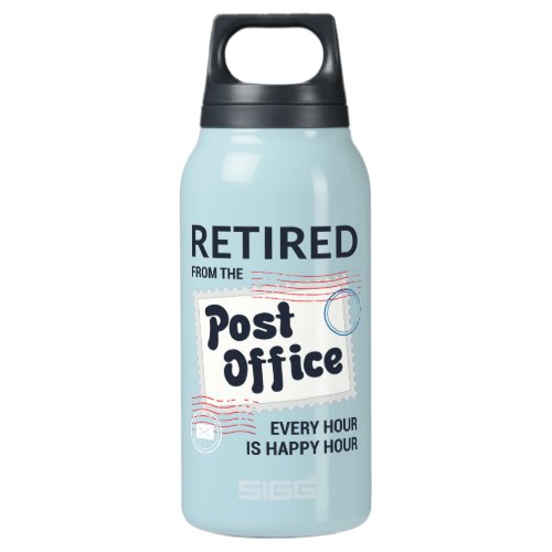 Postal Worker Retirement Mailman Funny  Insulated Water Bottle