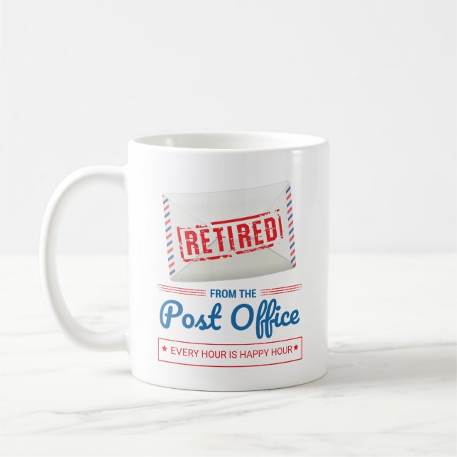 Postal Worker Retirement Mailman Funny Mug (Left)