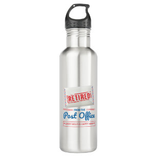 Postal Worker Retirement Mailman Funny Stainless Steel Water Bottle